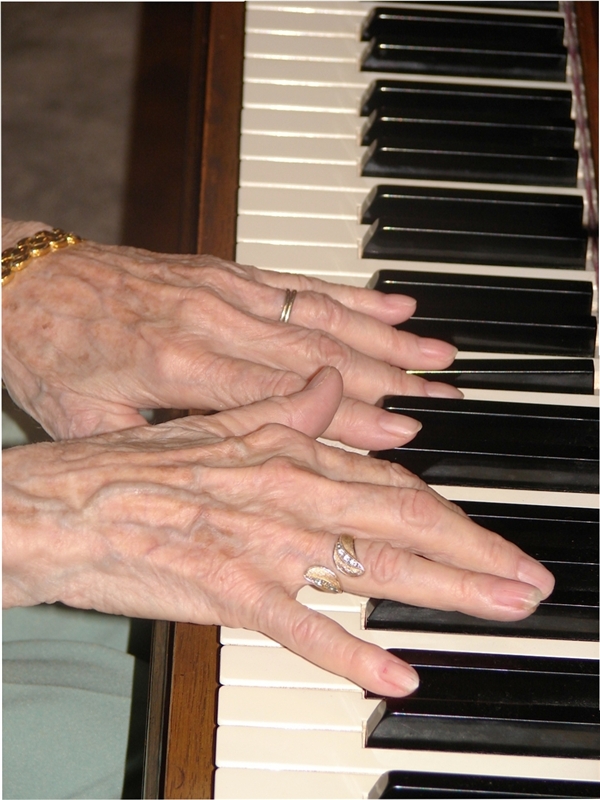 mother's hands - Mother playing piano - A Mother's Hands, poem by Rebecca Barlow Jordan