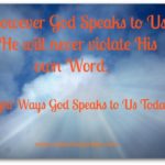 Eight Ways God Speaks to Us Today