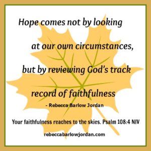 Finding Hope in God's Faithfulness