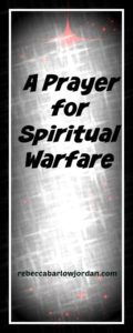 Spiritual warfare can evoke both positive and negative responses in the lives of Christ followers. A Prayer for Spiritual Warfare, along with other excellent resources can help us find confidence to battle our enemy.
