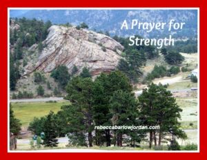 When you're facing difficult situations and in need of supernatural strength, what can you pray? Here's a prayer for strength that might help.